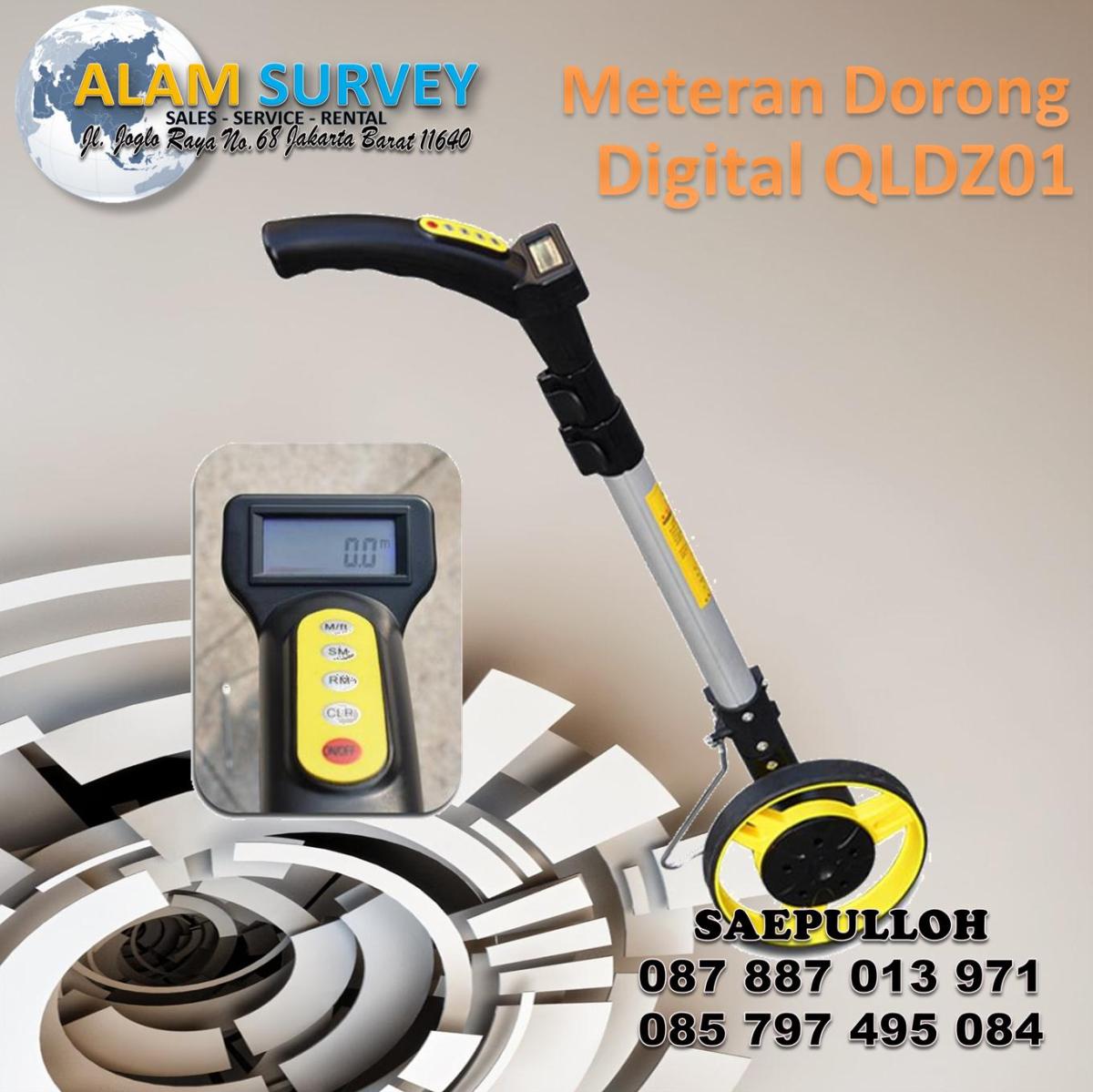 Meteran Dorong Digital QLDZ01 Call 085797495084 ALAM 